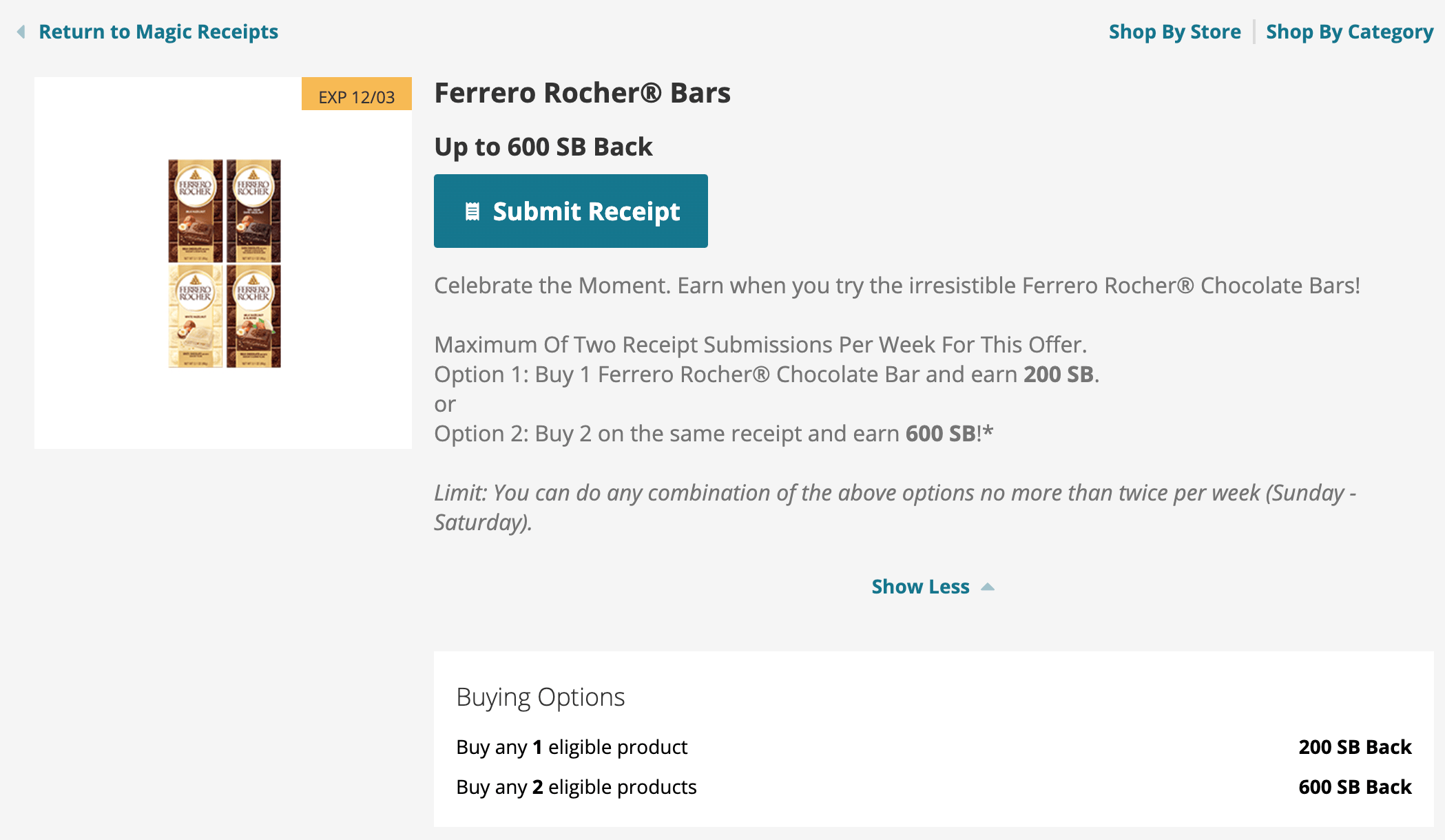 Walgreens 免费 4 盒 Ferrero Rocher 巧克力