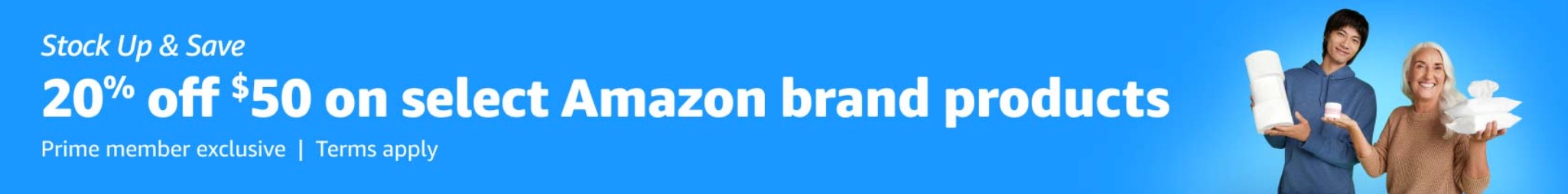 Amazon 自营品牌所有商品满 打八折,结合 Completion Discount 再叠加 15% off【1/29:又有了】
