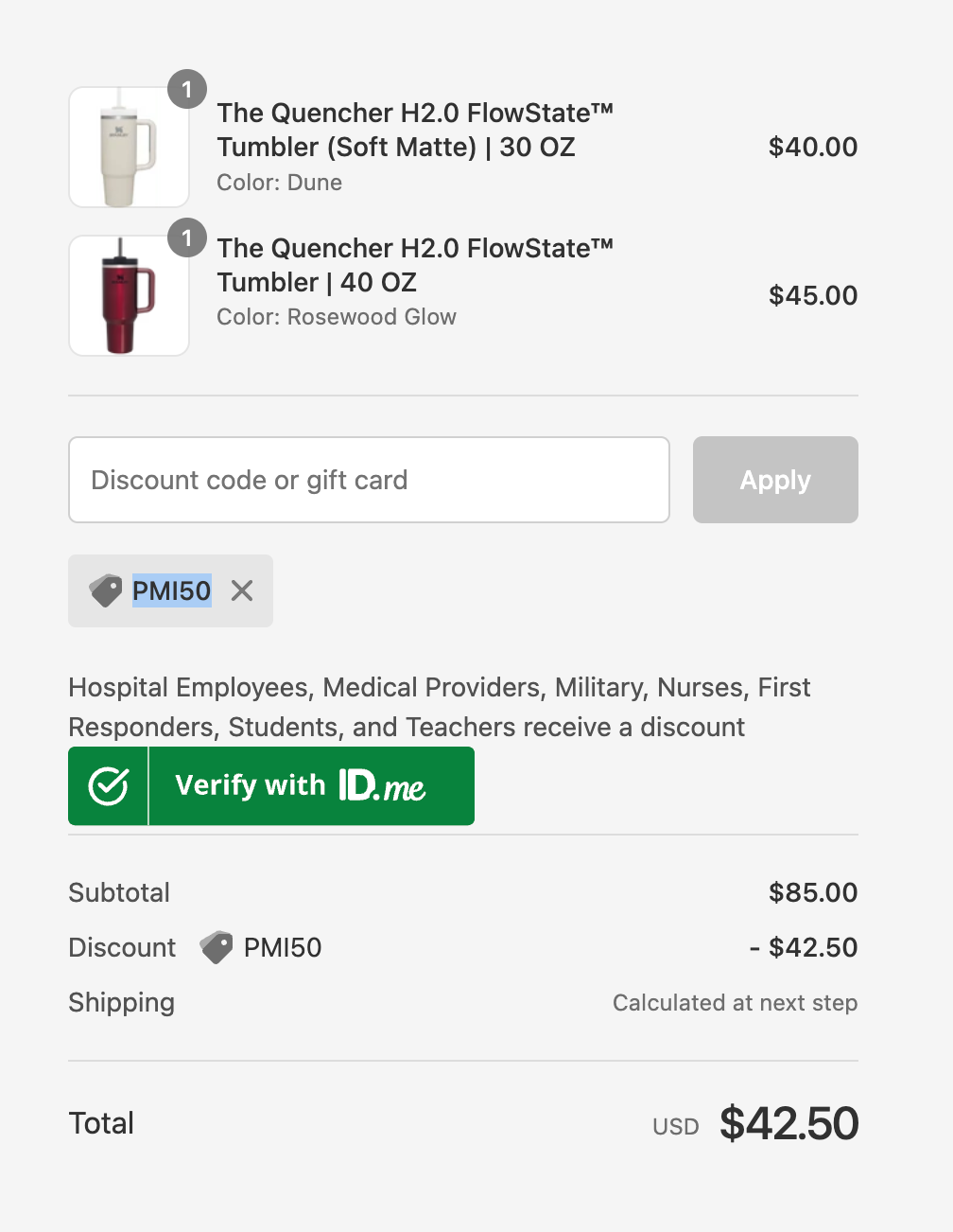 Stanley 所有水杯罕见半价，手慢无【已失效】