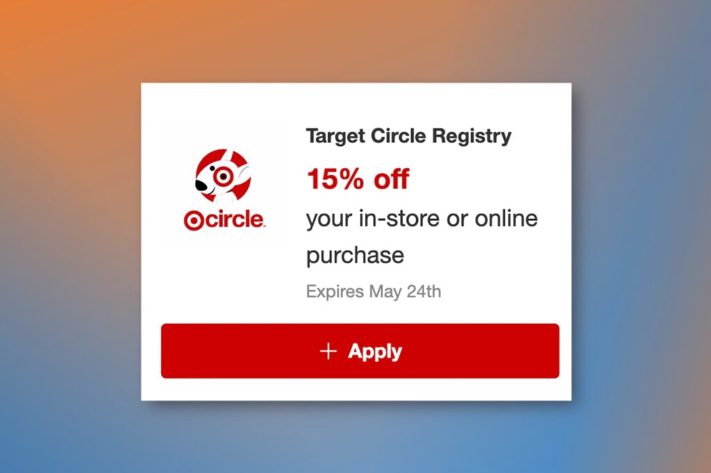手把手教你获取 Target 超市 15% off 全店折扣券