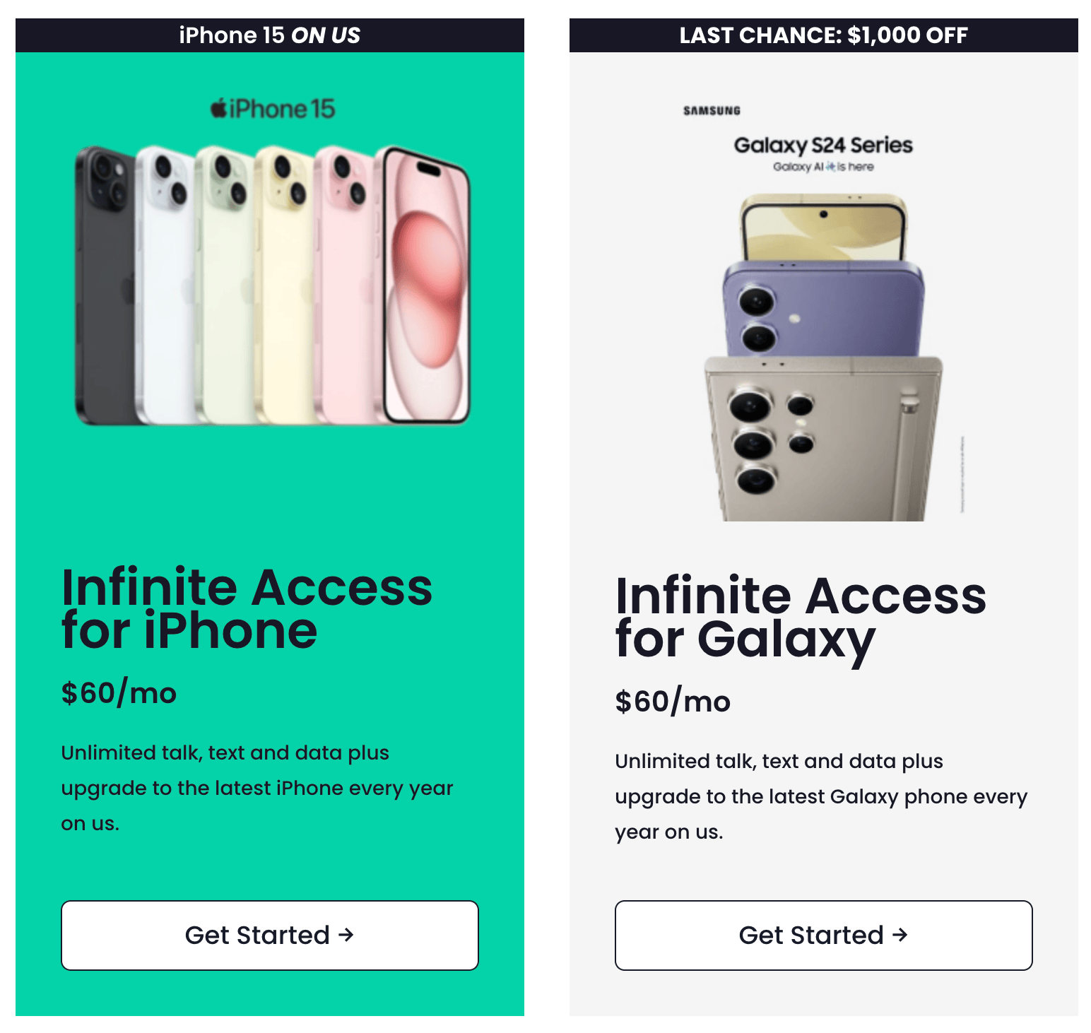 Boost Infinite 介绍:仅需 /月的 Unlimited 套餐,支持热点【2/22:免费 iPhone 15,免费 Galaxy S24+】
