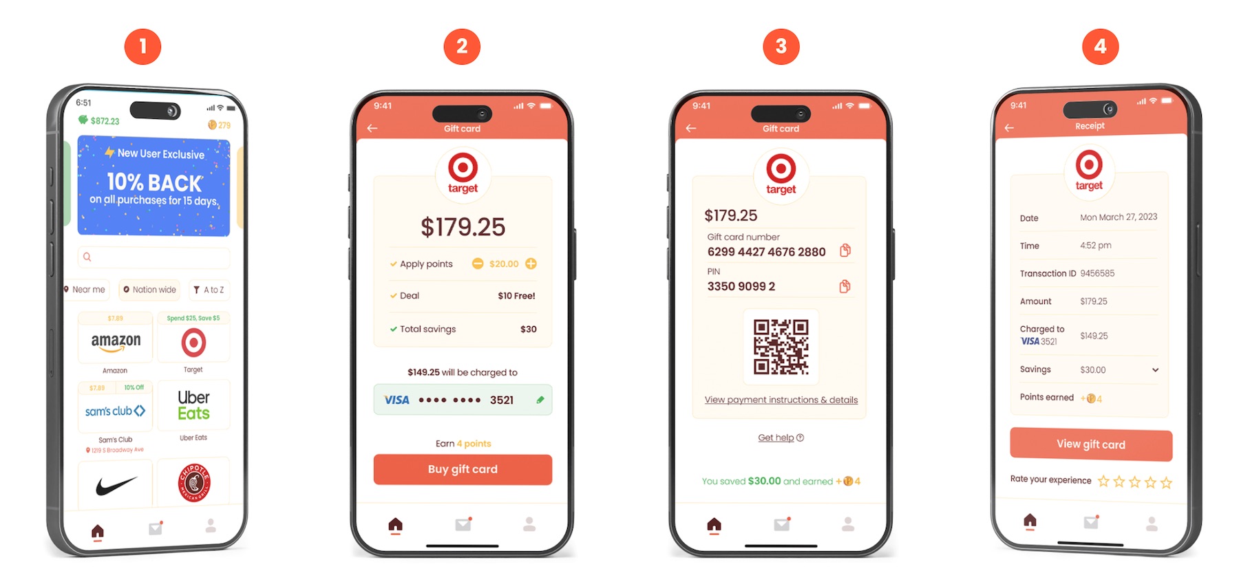 Pepper Rewards App 买礼卡得返现,注册奖励 【1/2:Amazon/Sephora/Adidas 九二折,Walmart/Sams 九五折等】