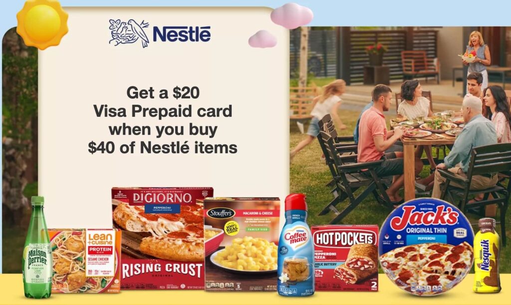 囤货：Nestle 旗下产品满 $40 返 $20，可用 5 次！