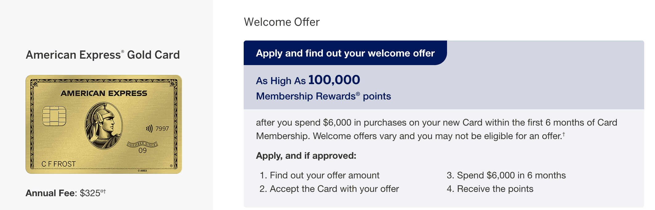 解锁美国运通金卡(Amex Gold Card):如何将年费变成数千美元的价值【7/14:开卡奖励更新 100K MR 点数】