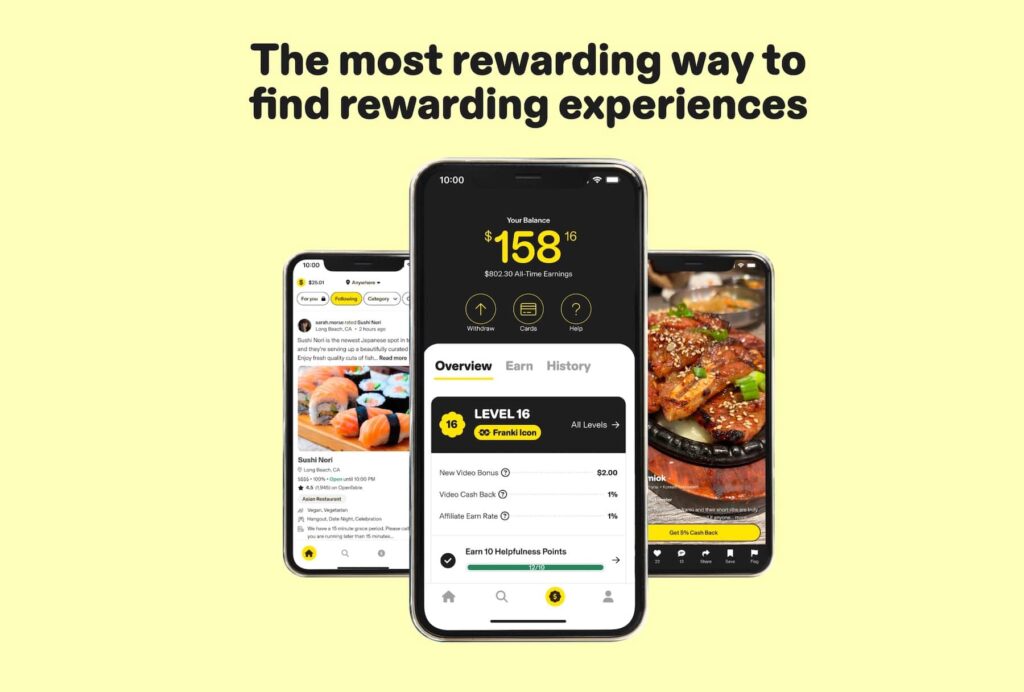 餐馆九折神器推荐：Franki App 吃饭 10% 返现 + 额外 $20 注册奖励+ 升级奖励【3/11：可叠加活动】