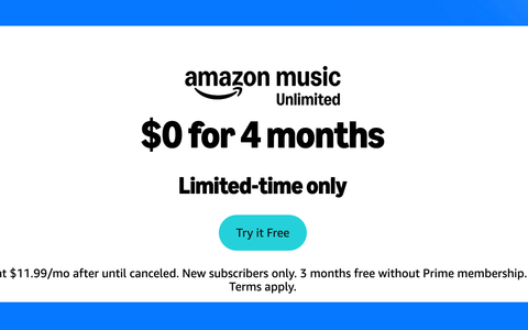 免费 4 个月 Amazon Music Unlimited，无门槛随时取消【10/4 更新：史高】