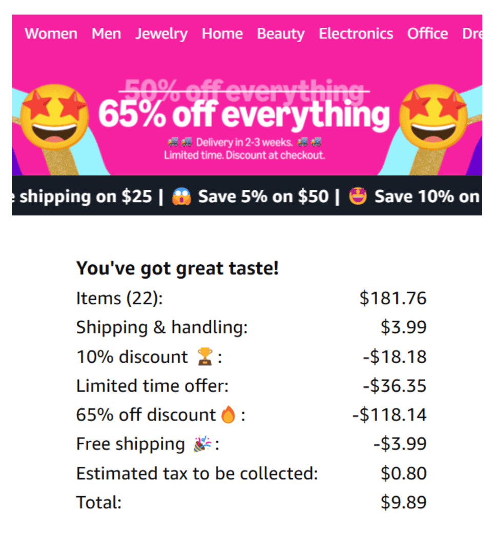 Amazon 推出全新线上低价商店 Haul【4/3：电脑版推出，多重折扣叠加】