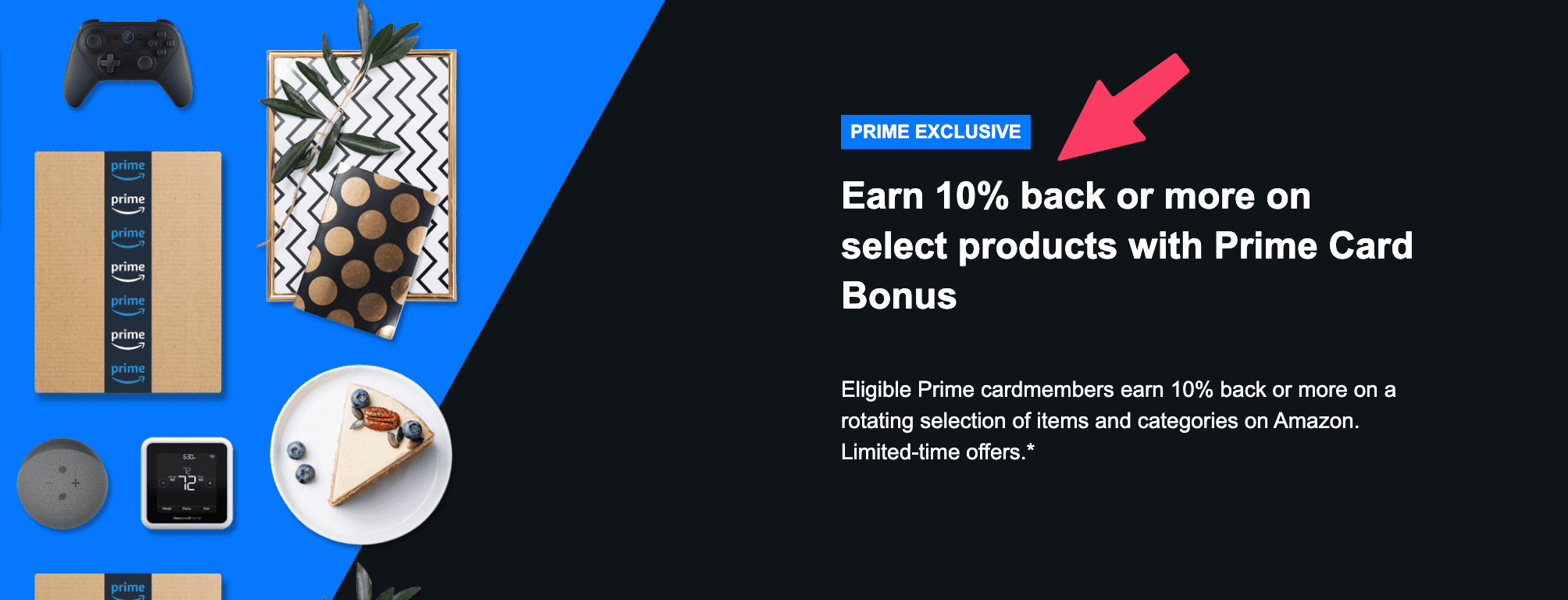 Prime Visa 信用卡介绍：Amazon、Wholefoods 购物九五折，无年费【11/26：史高开卡奖励 0】