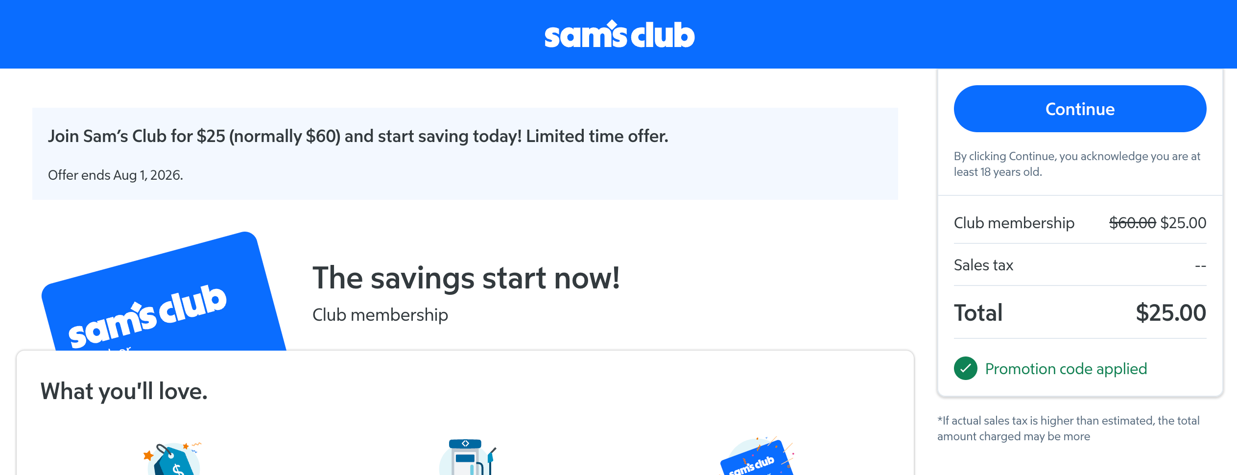 加入 Sam's Club 会员的正确方式【7/14：基础版仅 ！】
