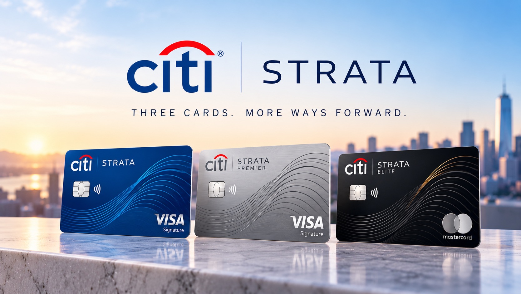 Citi Strata 系列信用卡怎么选：Strata / Strata Premier / Strata Elite 对比【Premier 开卡 60,000 点】