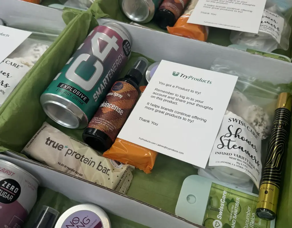 Try Products：免费领零食、美妆试用装，不用绑信用卡